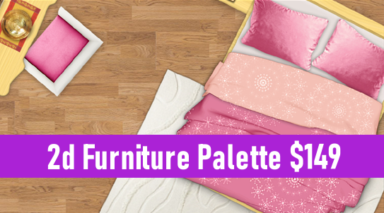 2d Furniture Palette - Learn more