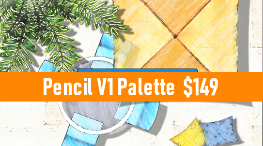 Pencil palette - download sample-learn more
