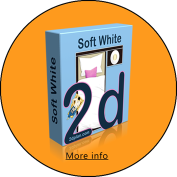 Soft white 2d top view symbols